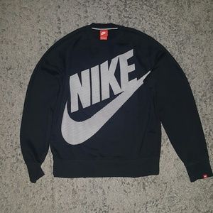 NIKE Men's Black Pullover Sweatshirt EXCELLENT